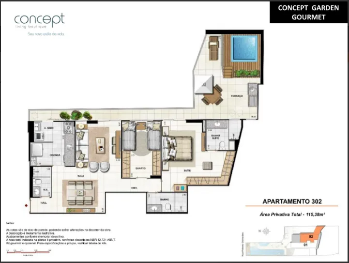 Imagem Concept Botafogo | Apto 2-3Q a partir de R$ 1.050.000