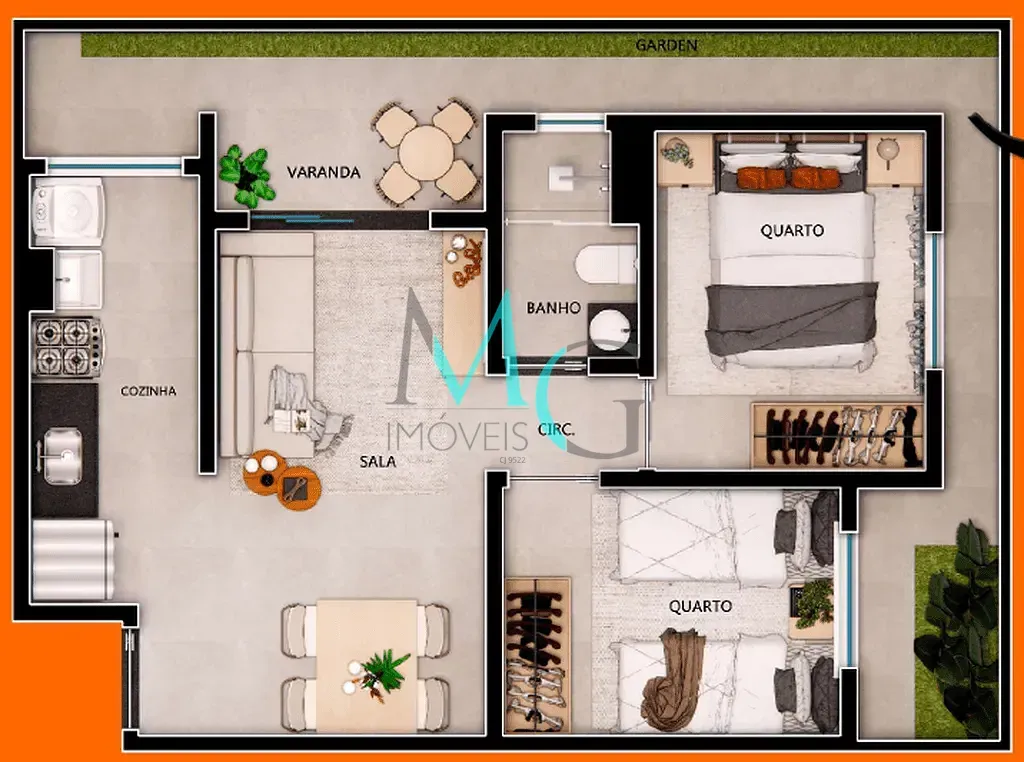 Imagem Apartamento à venda 2 Quartos 1 Vaga 42.63M² Rocha Rio de Janeiro - RJ