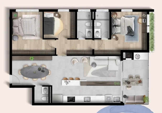 Imagem Apartamento à venda no bairro Juvevê - Curitiba/PR