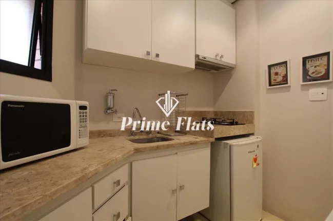 Imagem Flat disponível para locação no Condomínio Tiffany Residence, com 45m², 1 dormitório e 1 vaga de garagem