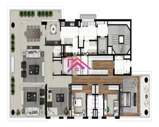 Imagem APARTAMENTO 4 SUITES 4 VAGAS COM DEPOSITO PRIVATIVO - IBIRAPUERA