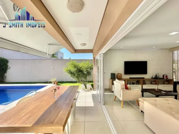 Imagem CASA LINDA, MODERNA, 4 SUÍTES AMPLAS, GOURMET, PISCINA. LAZER NO COND.