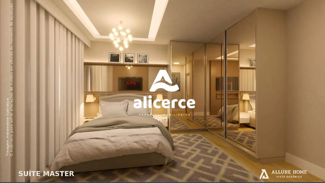 Imagem Apartamento Novo com Amplo Terraço 2 dormitórios com suíte, à Venda em Barreiros - São José/SC