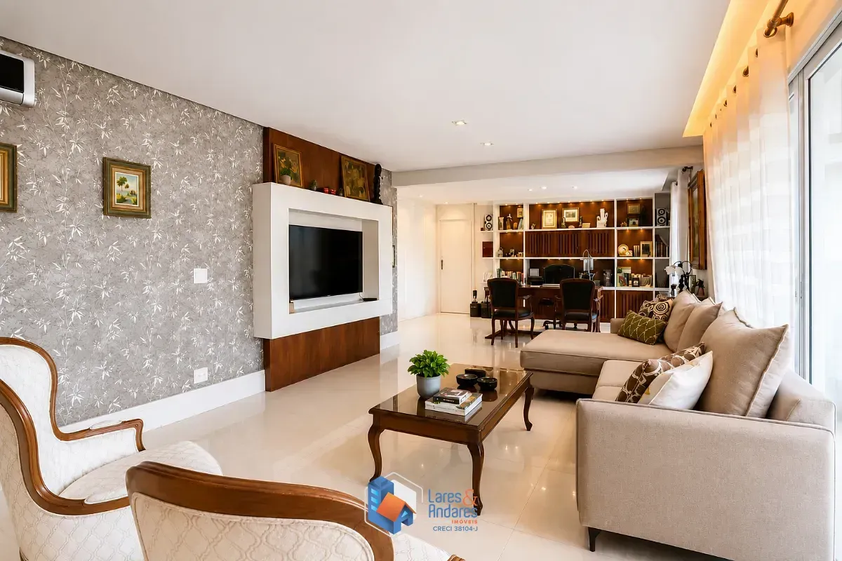 Imagem Apartamento para venda em Vila Romana com 3 quartos, sendo 3 suítes, 316m²