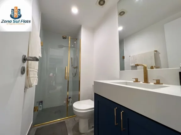 Imagem Apartamento à Venda No Brooklin Com 1 Dormitório e 1 Vaga - Mobiliado