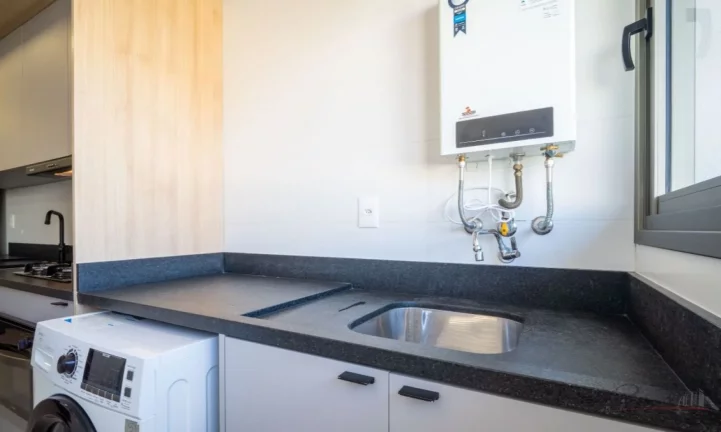 Imagem Apresentamos um apartamento novo, decorado e totalmente mobiliado, pronto para morar ou investir, lo...