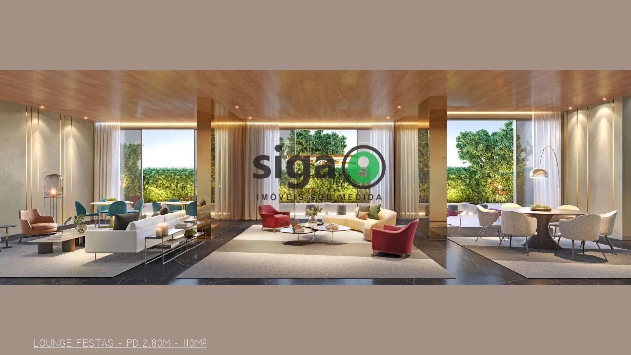Imagem Apartamento à venda no Brooklin 110,23m² 2 quartos, 2 suítes, varanda com churrasqueira, 2 vagas