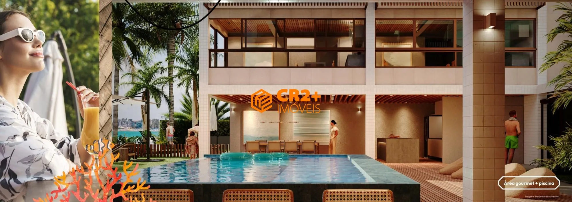 Imagem Vendoa apartameto duplex Pé na areia em Porto de Galinhas.