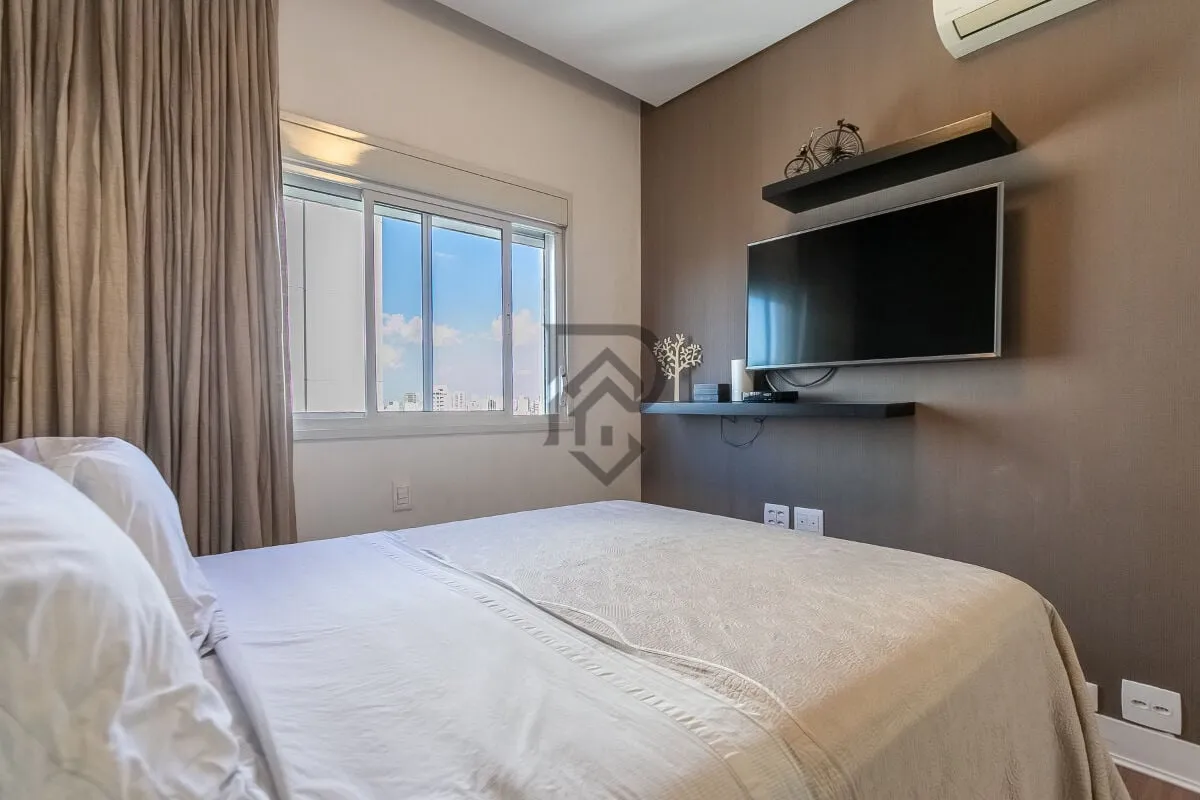 Imagem Apartamento Condomínio Humanari sala ampliada andar alto