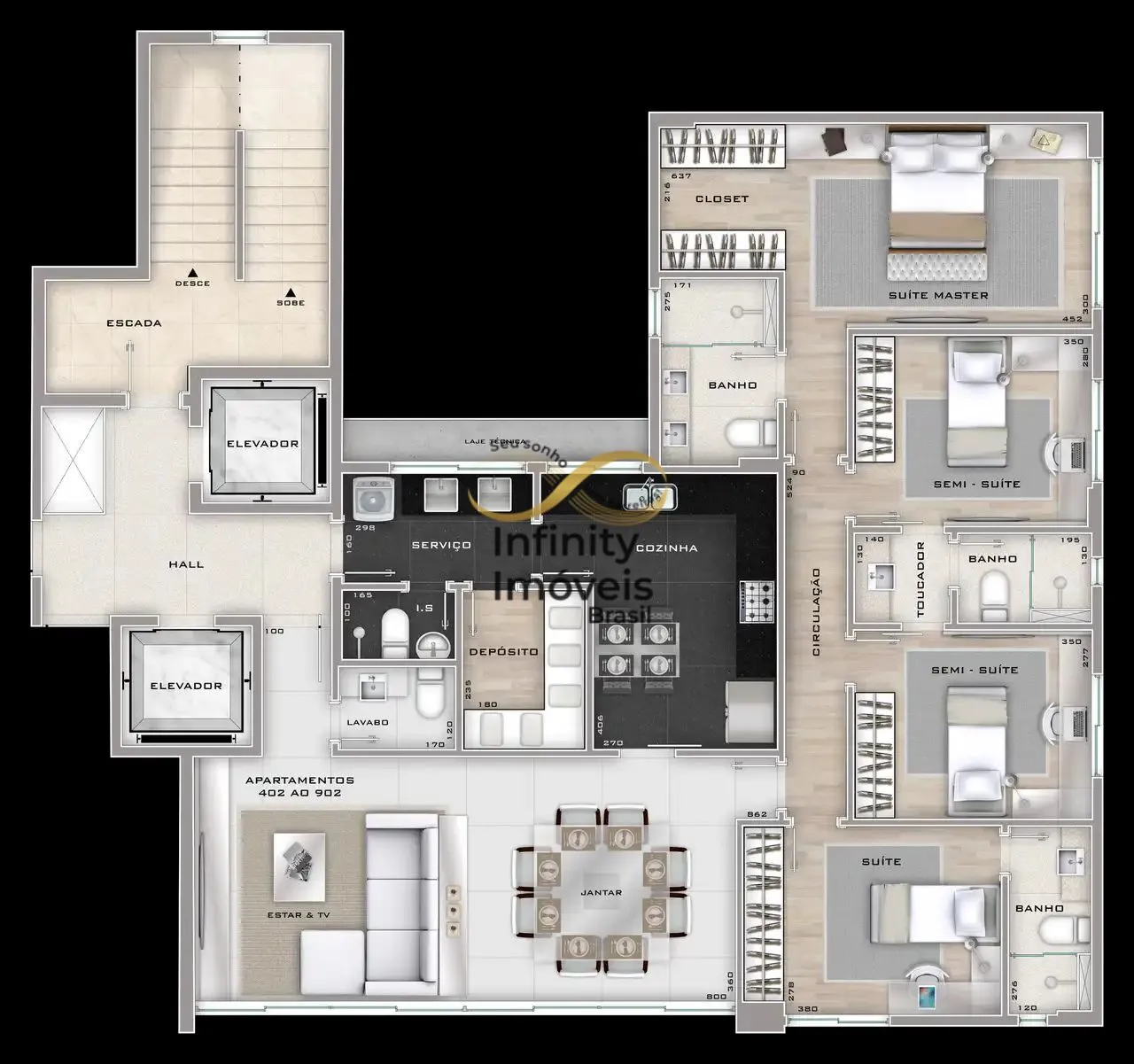 Imagem EDIFICIO COPENHAGEN CID NOVA - Apartamento à venda no bairro Cidade Nova - Belo Horizonte/MG