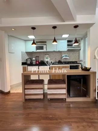 Imagem Flat disponível para venda no Condomínio Palazzo Gritti, com 46m², 1 dormitório e 1 vaga de garagem