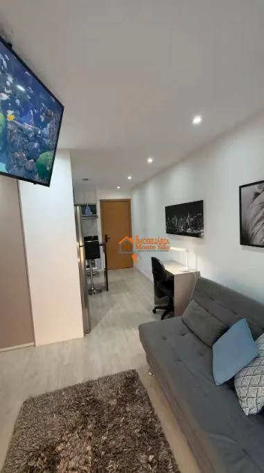 Imagem Studio com 1 dormitório para alugar, 38 m² por R$ 5.225,00/mês - Centro - Guarulhos/SP