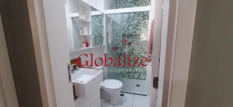 Imagem Belo apartamento em Santos no Marapé em condomínio de Altíssimo Padrão,2 dormitórios, uma suíte, uma vaga privativa, piscina por R$ 615.000,00