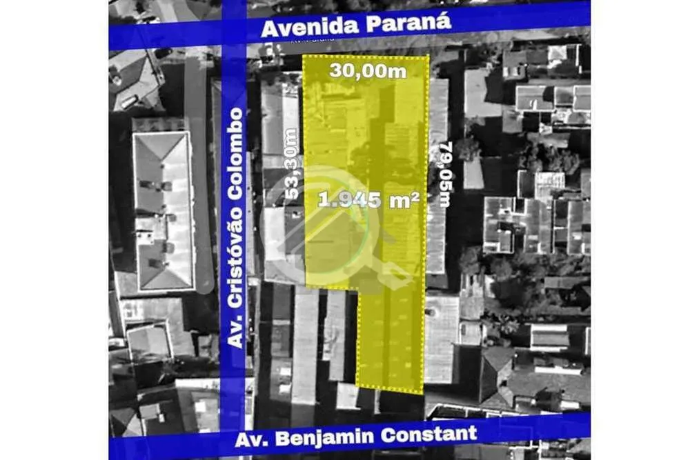Imagem Terreno limpo, plano em excelente localização. Medindo 30,00 x 64,84 (média), com índice constru...