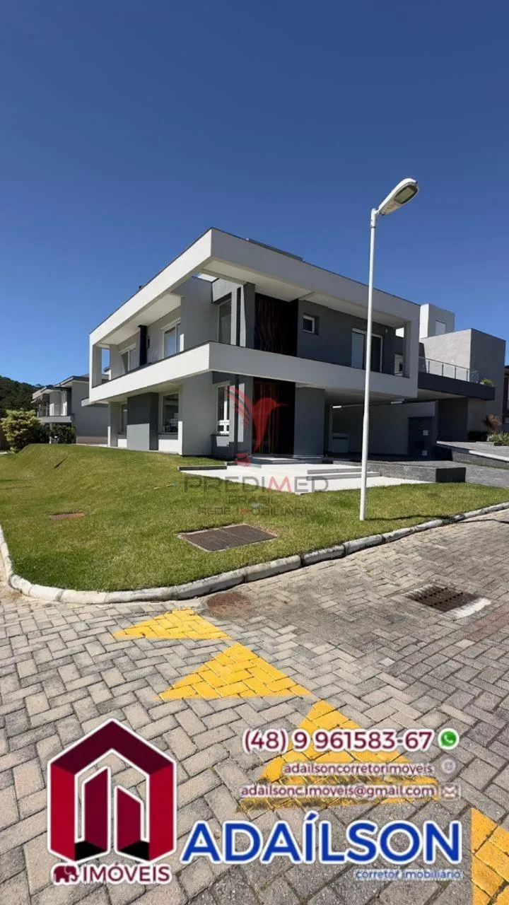 Foto do imóvel CASA ALTOPADRÃO C/ ARQ. MODERNA nos Ingleses do Rio Vermelho, Florianópolis/SCBRASIL em Rodovia Armando Calil Bulos - Vargem Do Bom Jesus, Florianópolis - SC