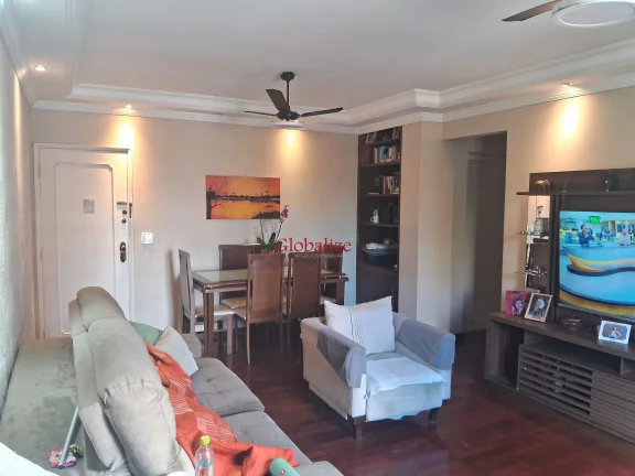 Imagem Belo apartamento em Santos de frente no bairro do Campo Grande com 3 dormitórios e com sacada por R$ 640.000,00.