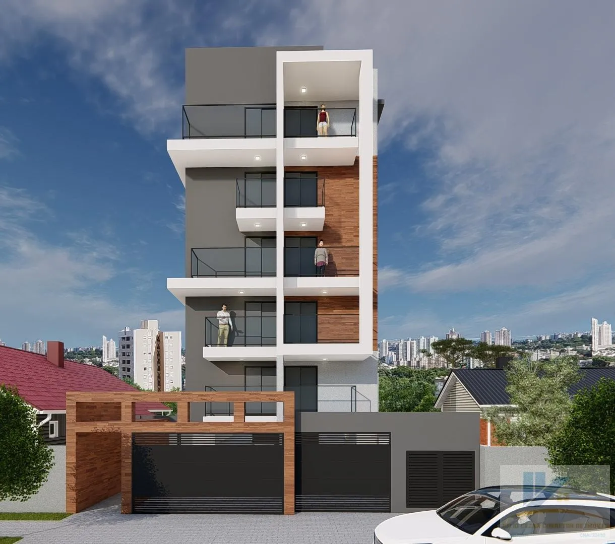 Imagem Cobertura Duplex para Venda em São José dos Pinhais, Centro, 3 dormitórios, 2 suítes, 4 banheiros, 2 vagas