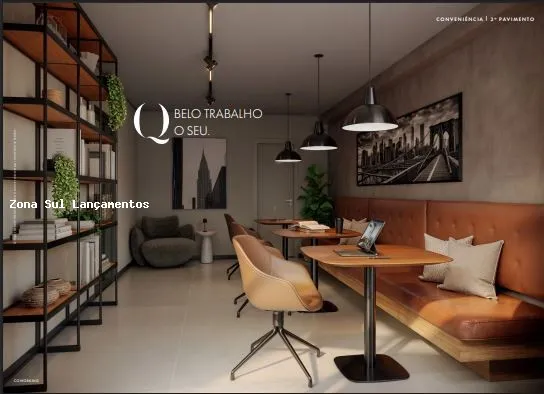 Imagem QStudios Rua da Quitanda 23 · Lançamento 2026 · A partir de R$ 349 mil · Centro do Rio