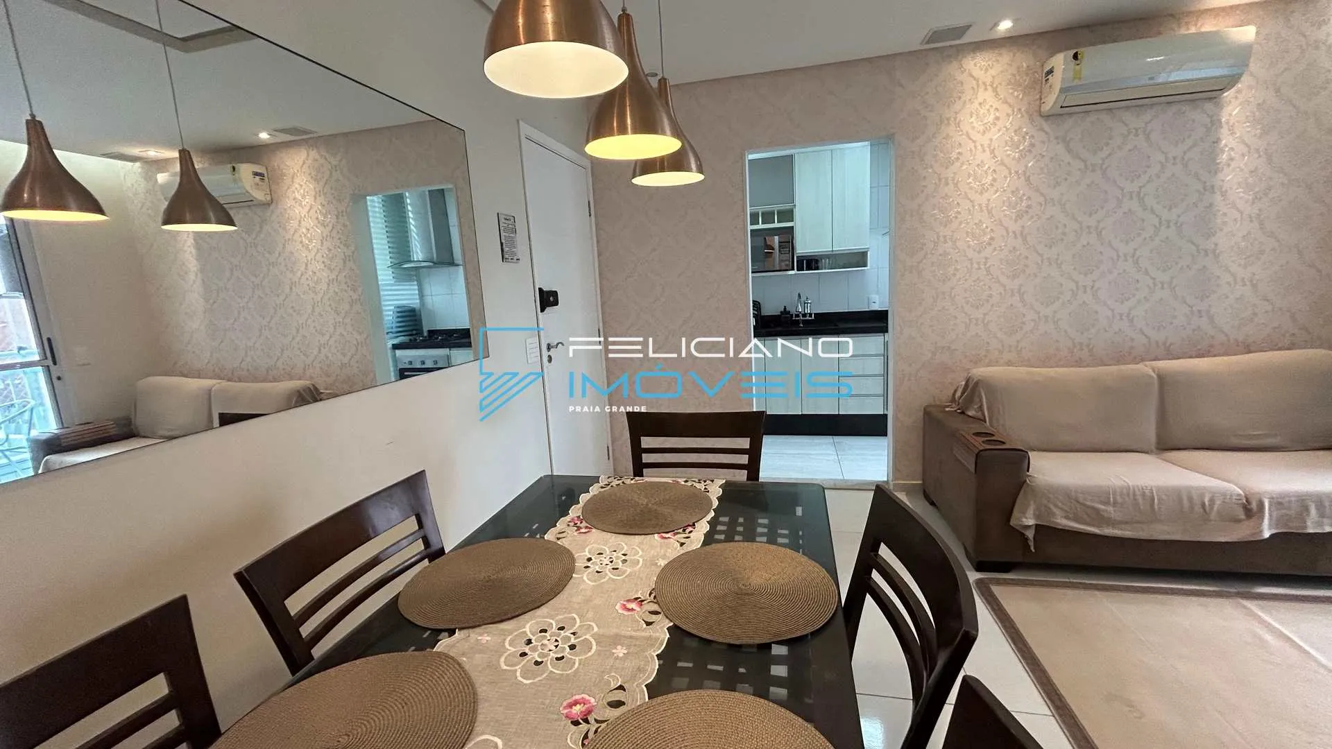 Imagem Apartamento com 2 quartos, Ocian, Praia Grande - R$ 390 mil, Cod: 7094