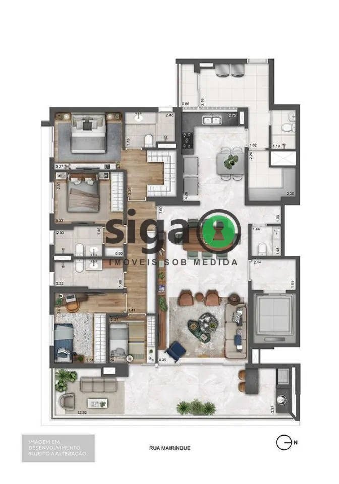Imagem Apartamento à venda 4 quartos Quadra de tênis Vila Clementino