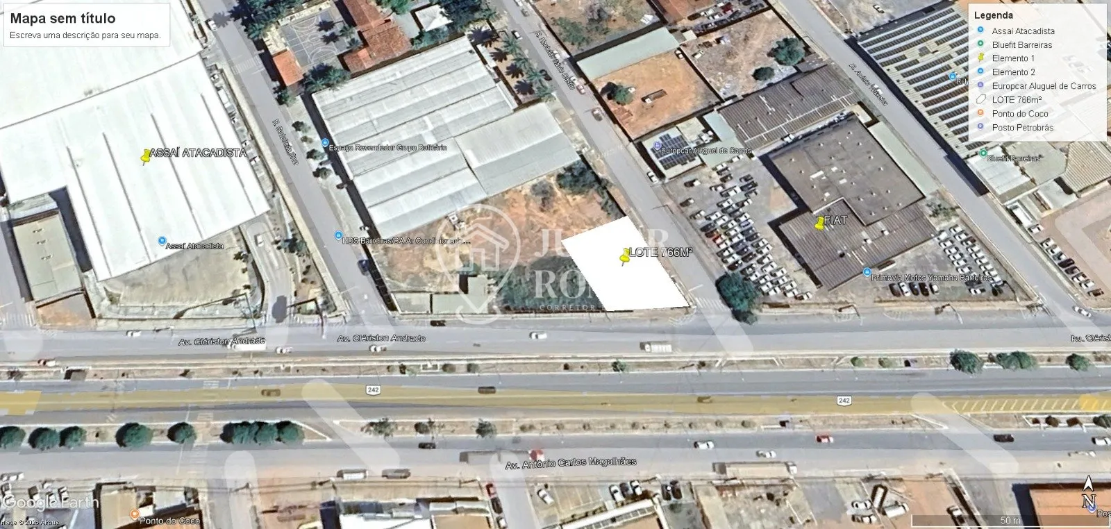 Imagem LOTE 766M2 NA AV CLERISTON ANDRADE - BARREIRAS/BA
