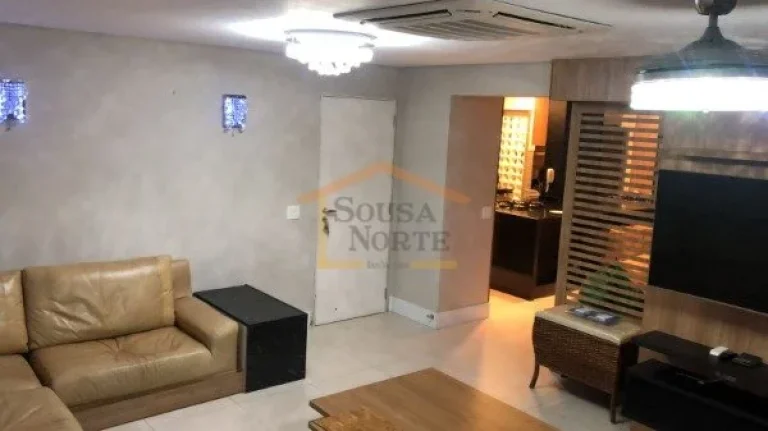 Imagem Apartamento 2 dormitórios, sendo 1 suíte, rico em armários, ar condicionado, sala 2 ambientes, sa...