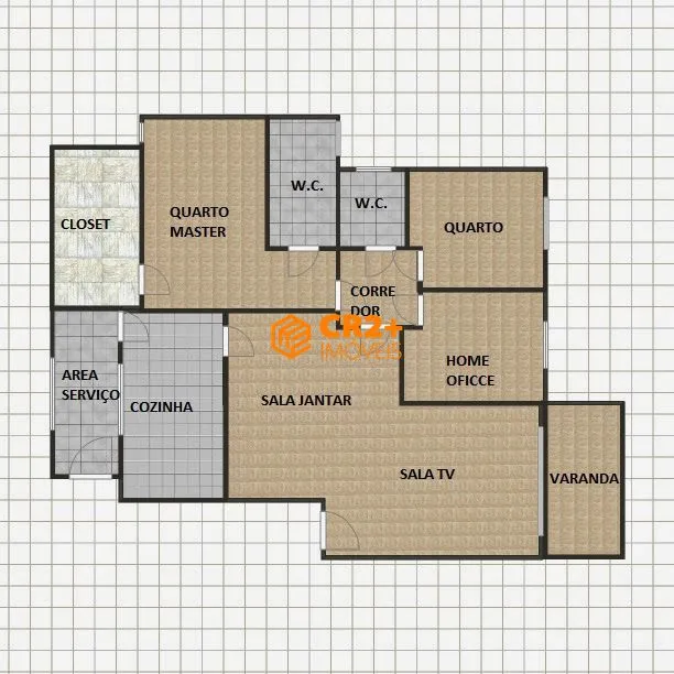 Imagem Vendo apartamento 03 quartos 01 suíte 01 vaga de garagem 115 m2 em Boa Viagem.