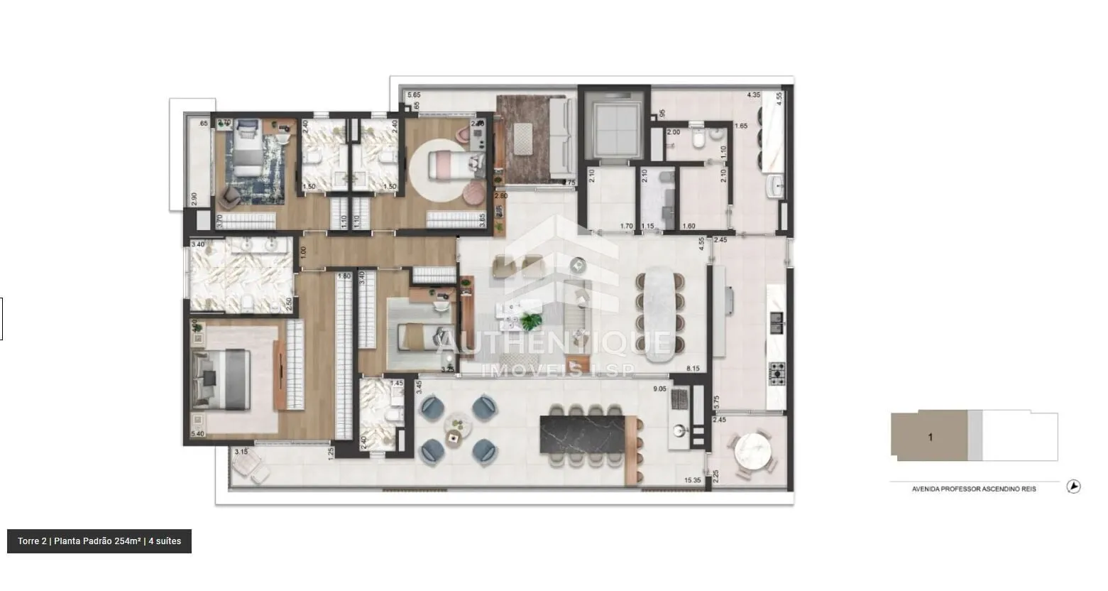 Imagem CASA IBIRAPUERA RESIDENCES - Apartamento no bairro Ibirapuera à venda!