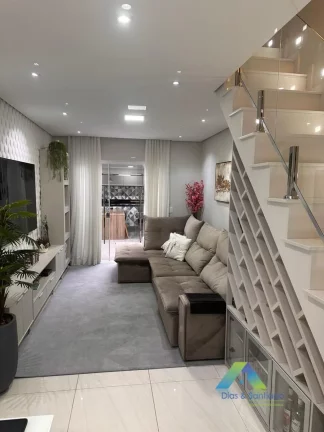 Imagem Lindo Sobrado a venda em condominio fechado com 125m²- vila Joaniza