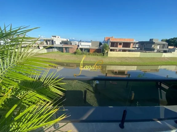 Imagem Sobrado novo Condomínio Próximo a infra e a Lagoa com 4 suites