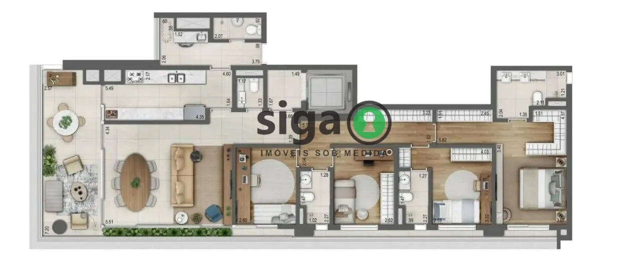 Imagem Apartamento para venda na Vila Clementino 04 dormitórios, São Paulo - SP