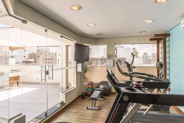 Imagem Flat disponível para venda no Matiz Manhattan Hotel, com 43m², 2 dormitórios e 2 vagas de garagem