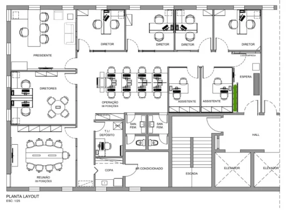 Imagem Conjunto comercial com 250m2 na Av. Paulista.