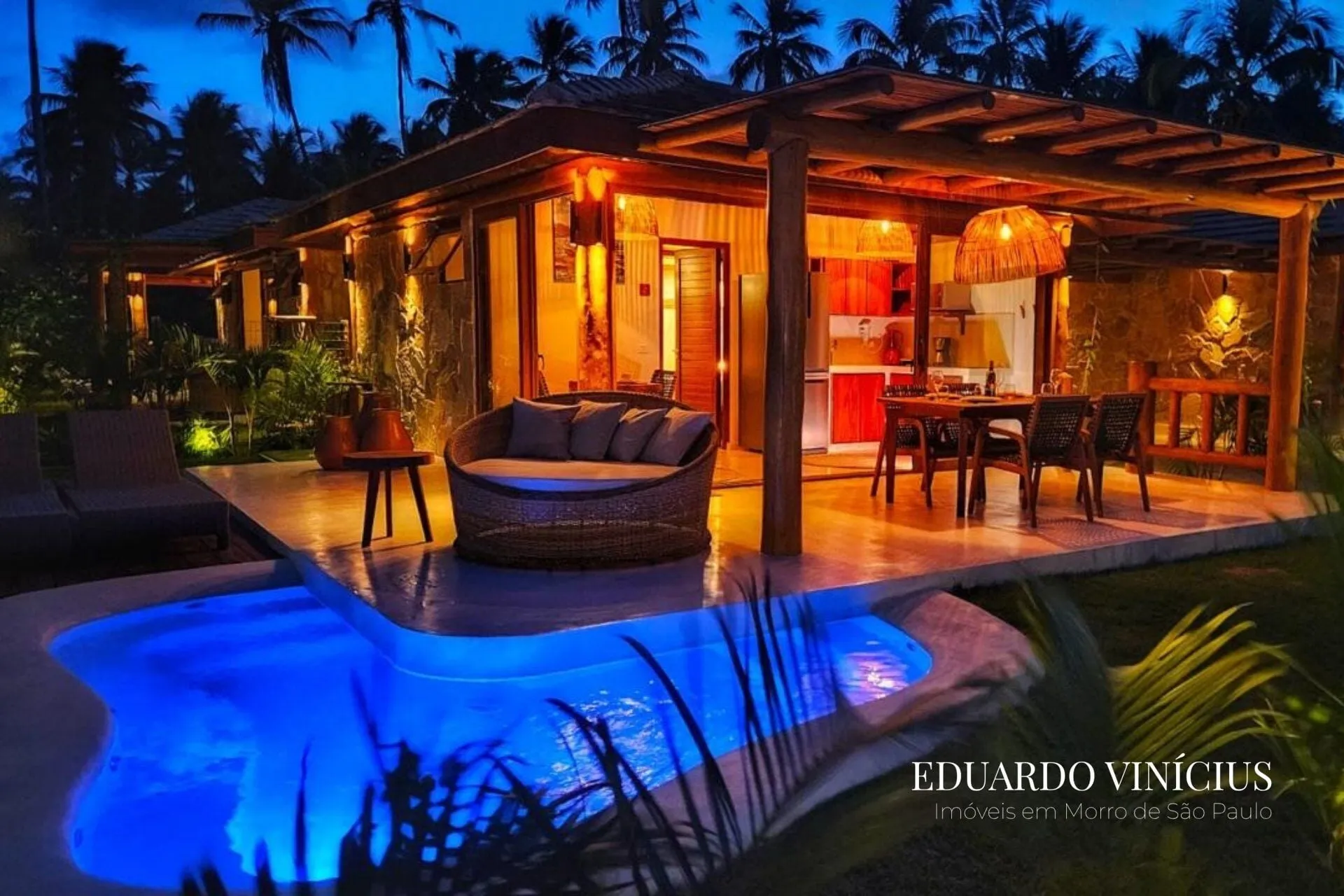 Imagem Dolce Vita Praia - Casa Luxuosa com 5 Suítes e 600m² À Venda na Quarta Praia do Morro de São Paulo