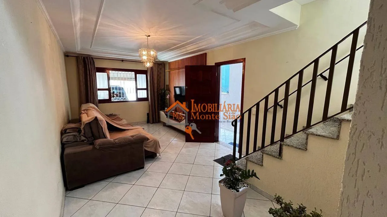 Foto do imóvel Sobrado com 3 dormitórios à venda, 134 m² por R$ 710.000,00 - Gopoúva - Guarulhos/SP