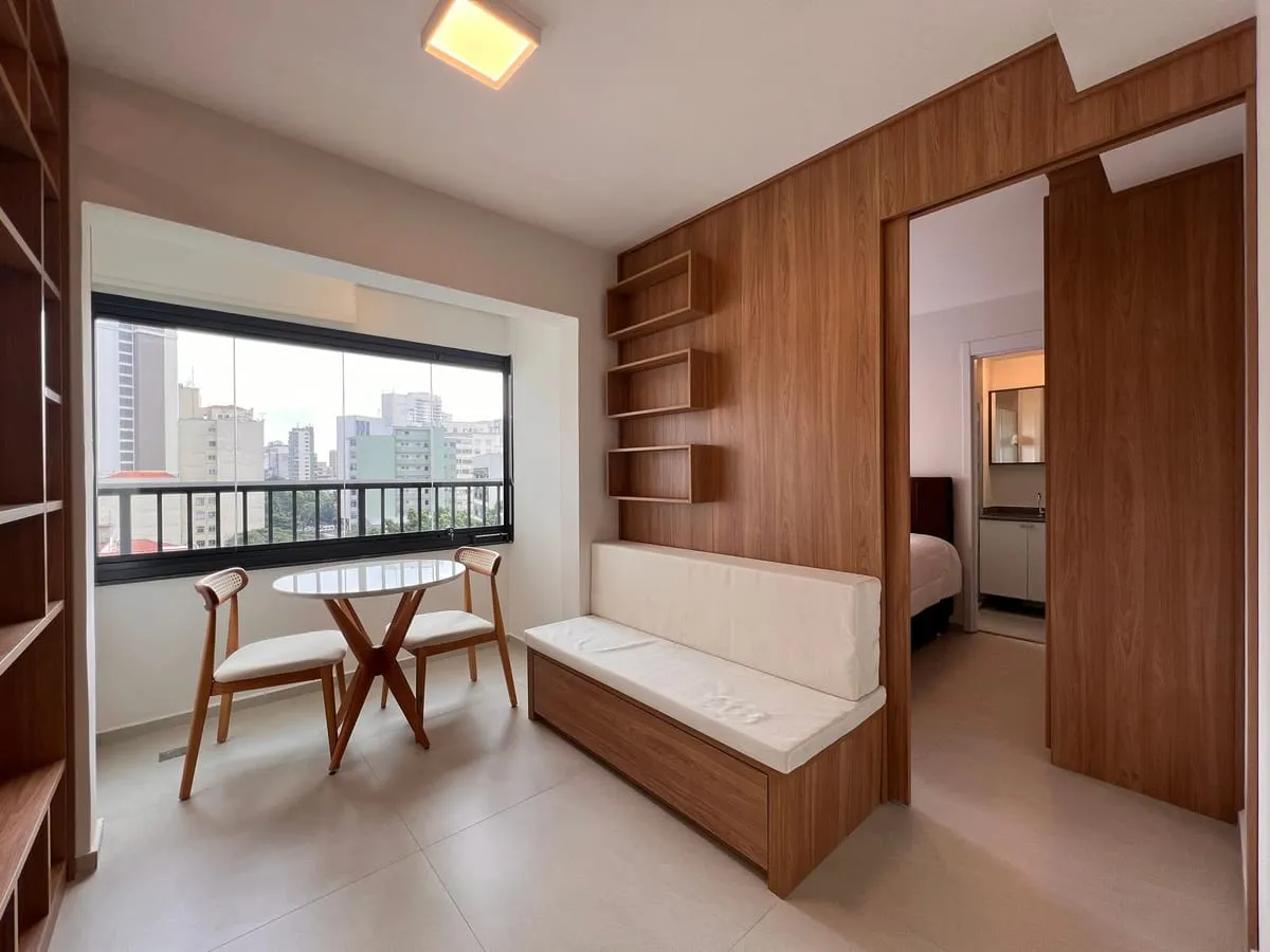 Imagem Apartamento com 1 Quarto para alugar, 30m² - Santa Cecília