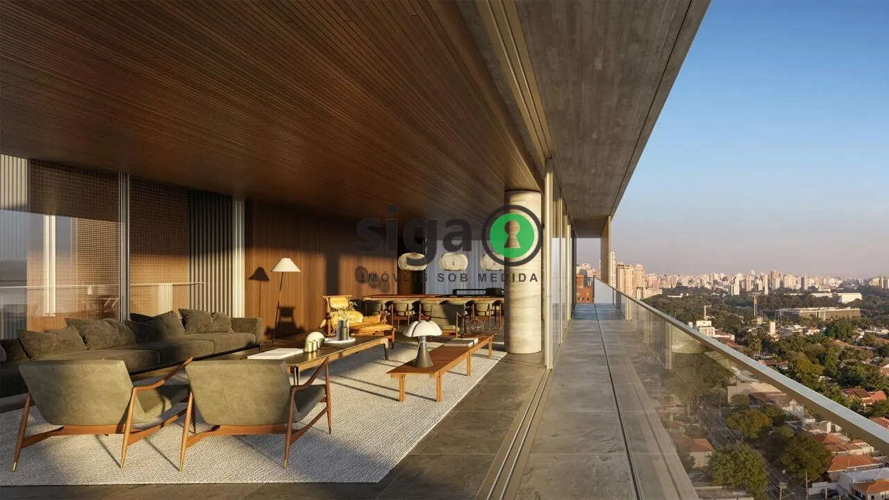 Imagem OMA 909 Pinheiros: 124 m² de amplitude e sofisticação