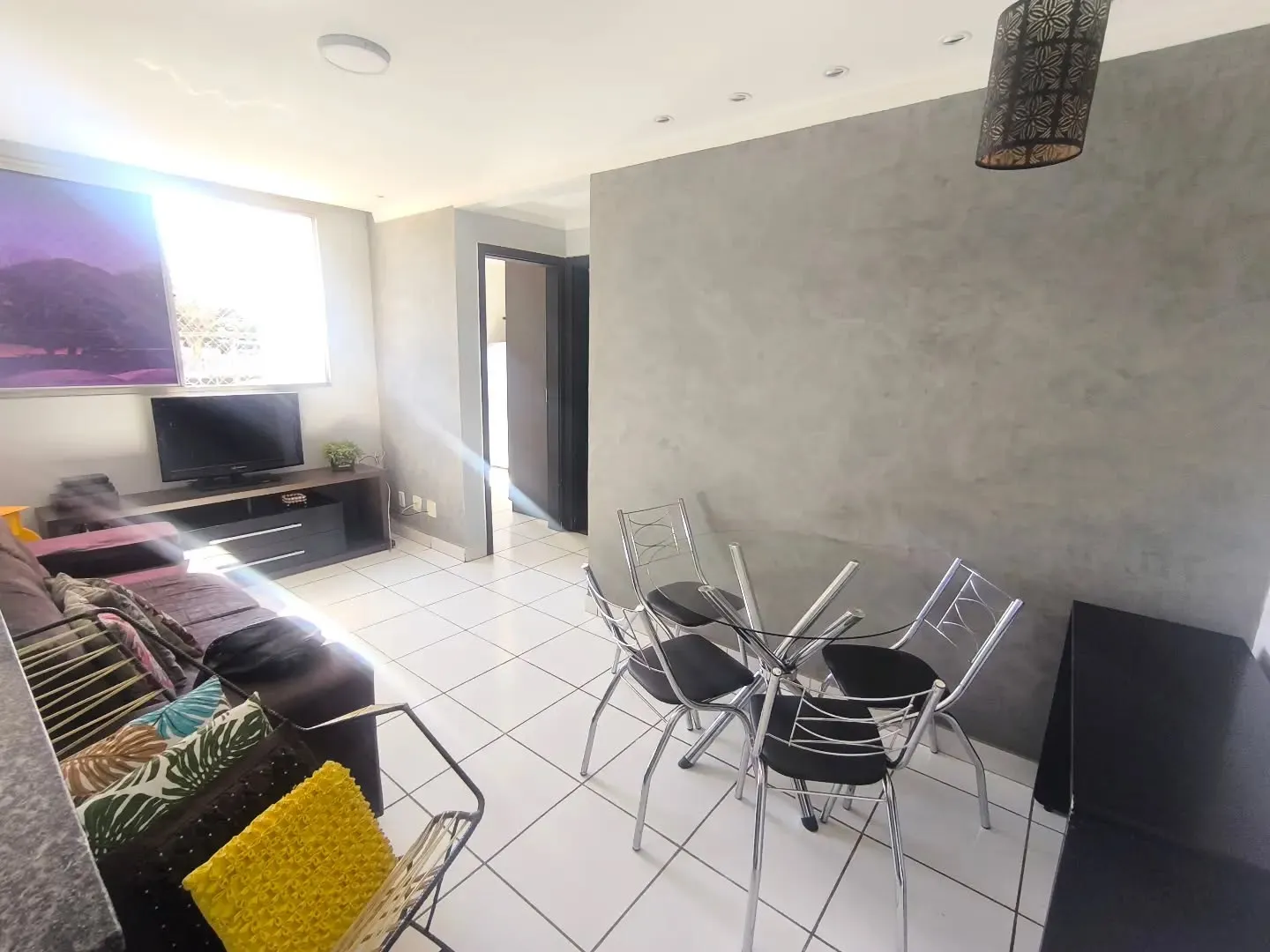 Imagem Apartamento 2/4 No Gran Olympus Semi Mobiliado