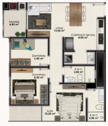 Imagem Horizon Beach - Residencial - Apartamento à venda no bairro Várzea - Itapema/SC
