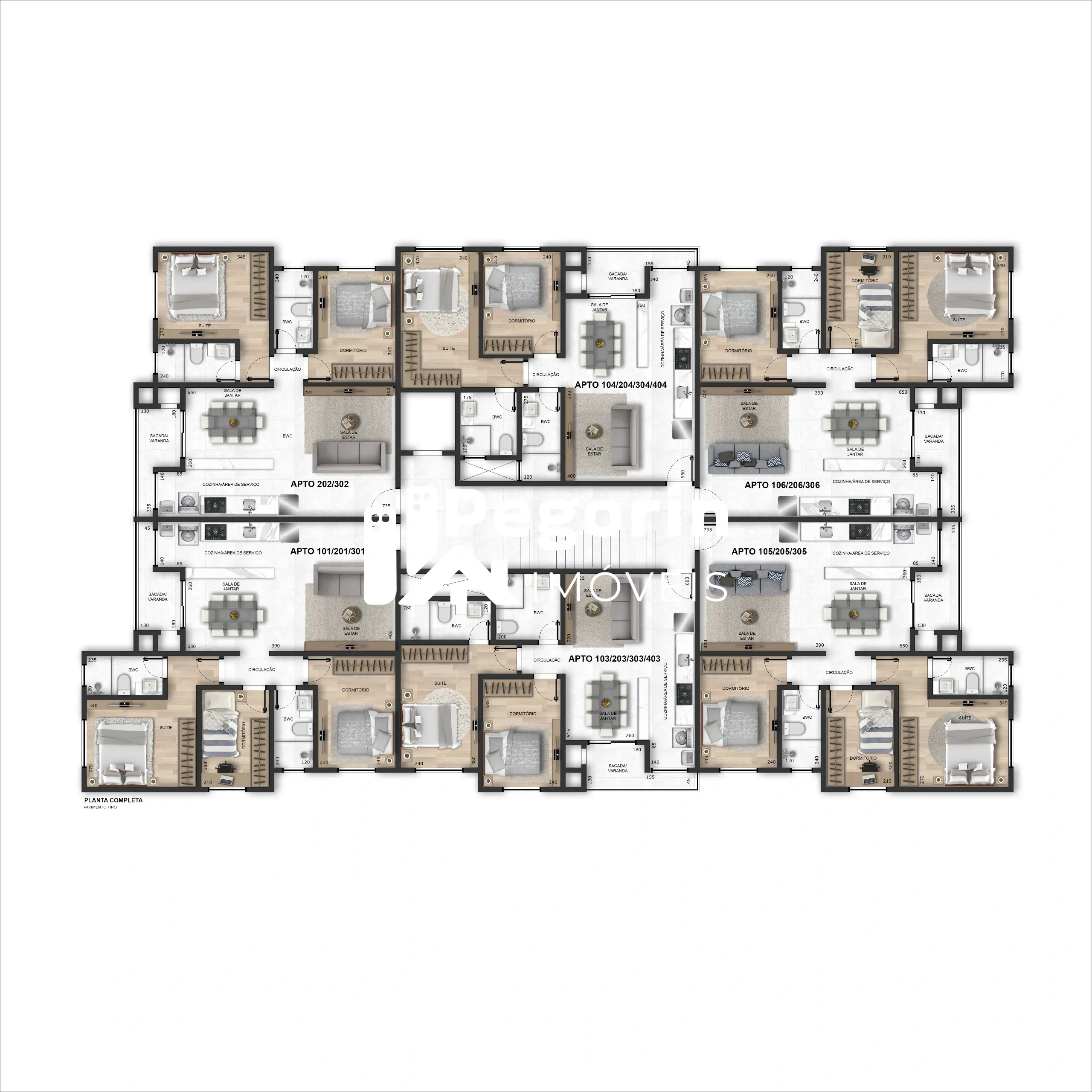 Imagem Apartamento à venda com 3 quartos e churrasqueira em Centro, Pinhais