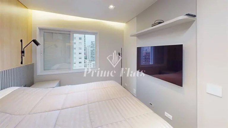 Imagem Flat disponível para venda no Condomínio Ambassador Flat Service, com 45m², 1 dormitório e 1 vaga