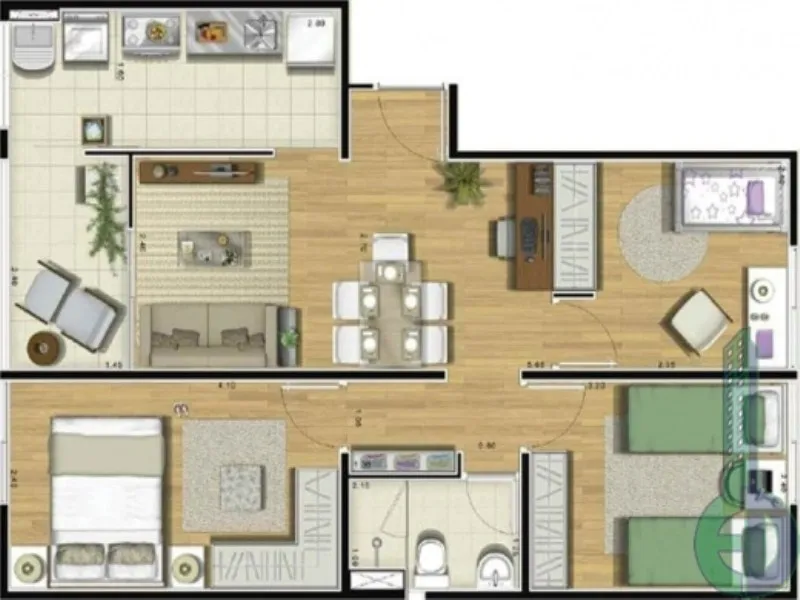 Imagem Edifício Top Life Wiew em Santo André, apartamento à venda em Santo André, apartamento em Santo André