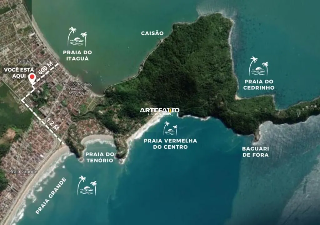 Imagem Apartamento à venda em Ubatuba, Praia do Tenório, com 2 quartos, 74m2