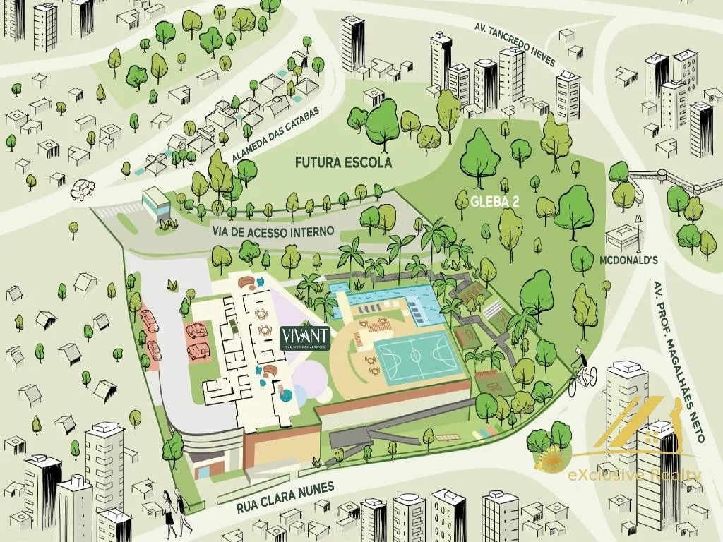 Imagem Apartamento RESIDENCIAL em Salvador - Bahia, Caminho das Árvores