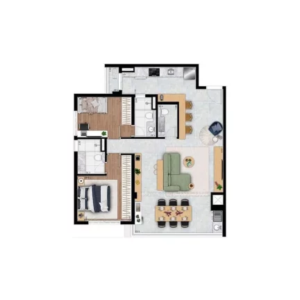 Imagem ASTRAL SAÚDE - TECNISA - Studio 30m² (NR), excelente localização, próximo à Estação Saúde do Metrô!