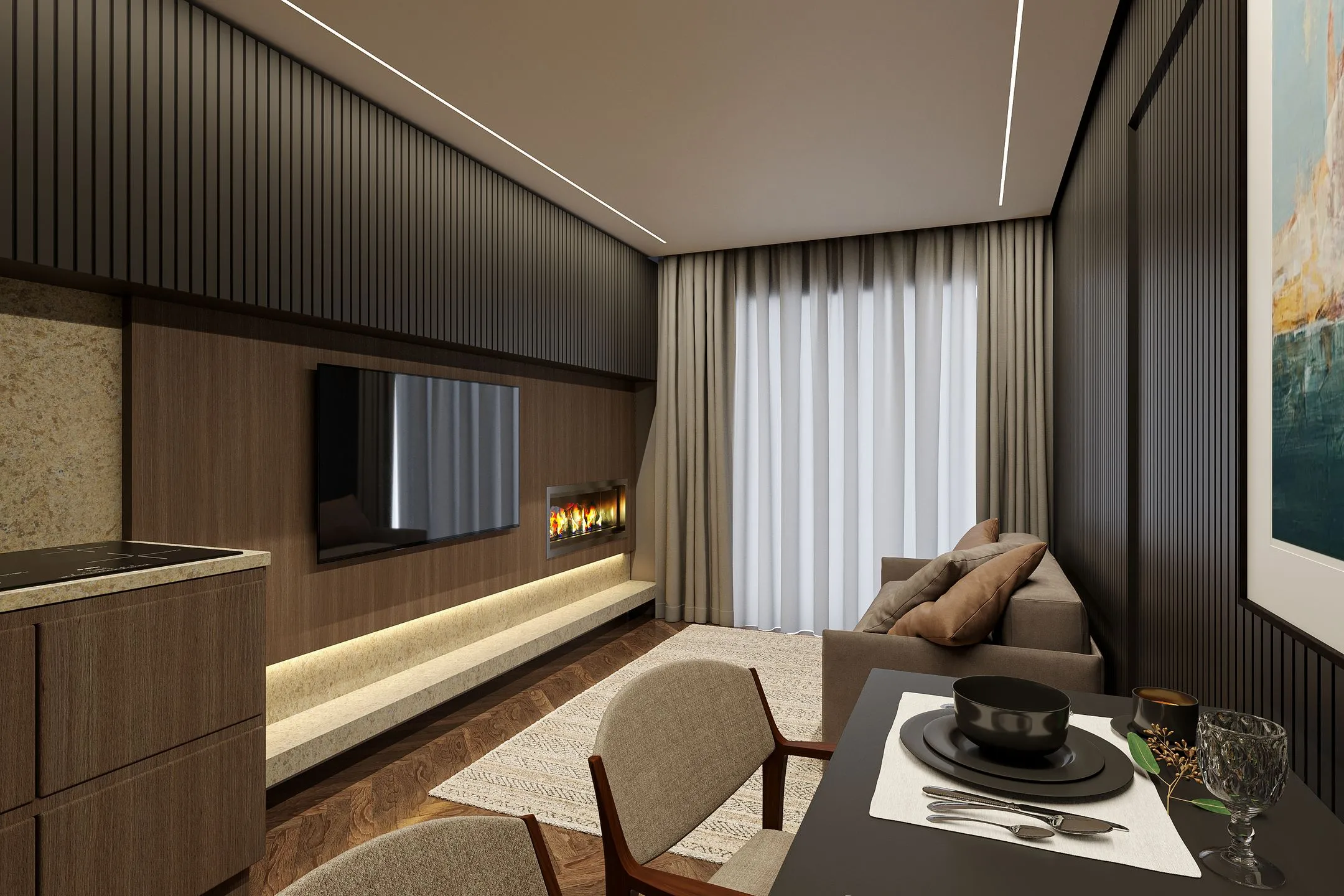Imagem Apartamento à venda em Gramado, Portico, com 1 quarto, 71.56m2