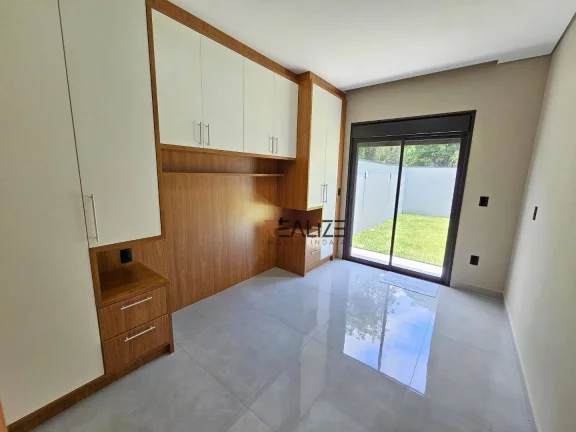 Imagem Casa com quintal fundo área verde e 3 dormitórios à venda, 152 m² por R$ 1.300.000 - Condomínio Fechado - Indaiatuba/SP