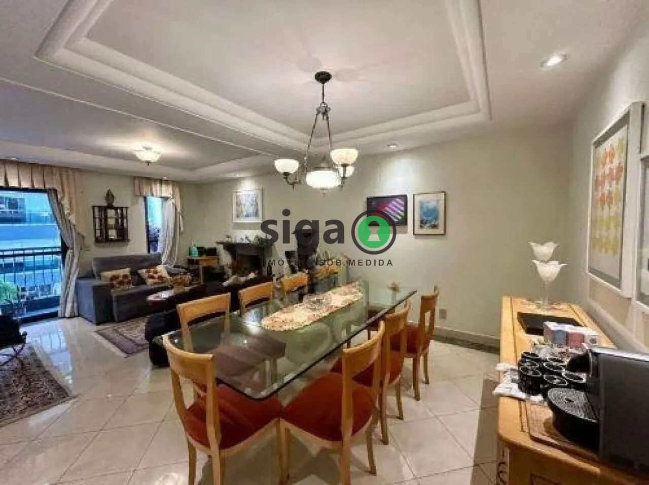 Imagem Apartamento Alto Padrão de 4 Quartos com 3 Vagas -165m² à Venda.