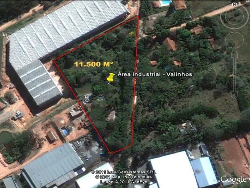 Imagem Terreno Industrial à Venda em Valinhos-SP - Bairro Dois Córregos - 11.500,00 m² de Área