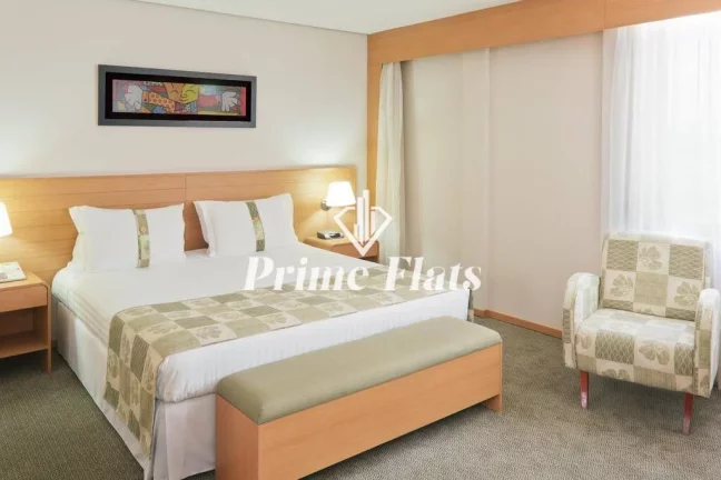 Imagem Flat disponível para venda no Holiday Inn Anhembi, com 26m², 1 dormitório e 1 vaga